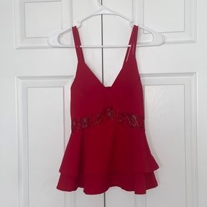Red Dress Up Top